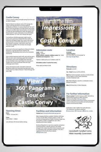 Interactive Tour Book - Castle Conwy, Wales